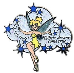 Disney Trading Pin Where Dreams Come True - Tinker Bell Pixie Dust