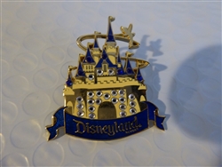 Disney Trading Pin 50509 DLR - Sleeping Beauty Castle - Golden with Jewels