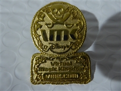 Disney Trading Pin  50518 Pirate Gold - Virtual Magic Kingdom Pin Card Collection