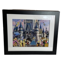 Disney Trading Pin 50807 Where Dreams Come True - Framed Set