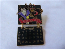 Disney Trading Pins 50925 DLR - Maleficent - Calendar - December