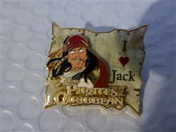 Disney Trading Pin 50995 Pirates of the Caribbean - I Love Jack - Animated