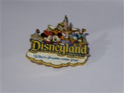 Disney Trading Pins 51112 DLR - Where Dreams Come True - Disneyland Resort - Storybook Logo