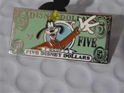 Disney Trading Pins  51143 WDW - Hidden Mickey Collection - Disney Dollars ($5 Goofy)