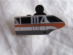 Disney Trading Pins 51175: WDW - Hidden Mickey Collection - Monorails (Orange)