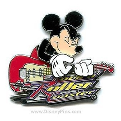 Disney Trading Pin Rock 'N Roller Coaster® - Mickey Mouse on Guitar Slider