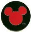 Disney Trading Pin 51305: WDW - Hidden Mickey Collection - Mickey Icon (Red)