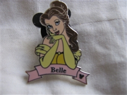 Disney Trading Pin 51307: WDW - Hidden Mickey Collection - Princesses (Belle)