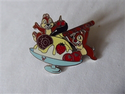 Disney Trading Pin 51319     WDW - Hidden Mickey Collection - Chip & Dale w/Food (Kitchen Sink Sundae)