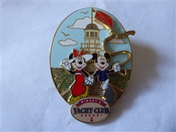 Disney Trading Pins 51391 WDW - Disney's Yacht Club Logo - Mickey and Minnie Mouse