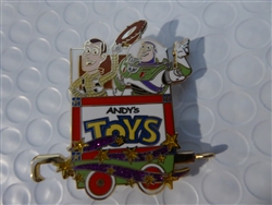 Disney Trading Pin 51609 Character Train Collection - Mystery Tin 2 Pin Set (Buzz Lightyear & Woody)