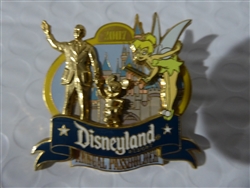 Disney Trading Pin Annual Passholders 2007 - Tinker Bell and Partners Statue