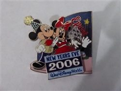 Disney Trading Pins 51744 WDW - New Year's Eve 2006 - Mickey and Minnie Mouse