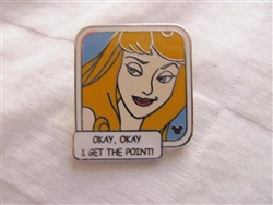 Disney Trading Pin 51758 DLR - 2007 Hidden Mickey Lanyard - Princess Quote Collection (Aurora)