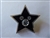 Disney Trading Pin 52094     Star with Jeweled Mickey Mouse Icon - Silver and White