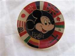 Disney Trading Pin 521: Epcot - Mickey with Circle of Country Flags (2000)