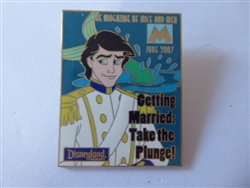 Disney Trading Pin 52202     DLR - M Magazine Collection 2007 - June (Prince Eric)