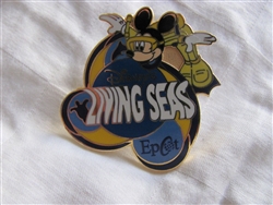 Disney Trading Pins 524: Epcot 'Living Seas' Scuba Diver (Mickey Mouse)