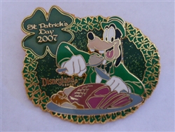 Disney Trading Pins 52453 DLR - St. Patrick's Day 2007 - Goofy Eating Corned Beef
