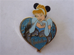 Disney Trading Pin  52539 DLRP - Glitter Heart - Cendrillon (Cinderella)