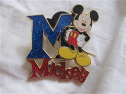 Disney Trading Pin 52556: Mickey Mouse - Glittered ''M''