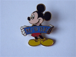 Disney Trading Pin 52712     Mickey Holding M/WBE Banner