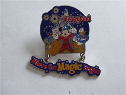 Disney Trading Pins  5277 Disneyland - Where the Magic Began (Dangle)