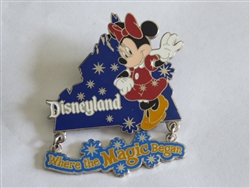 Disney Trading Pins  5283 Disneyland's Where the Magic Began Dangle Boxed Set - Minnie