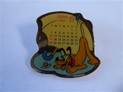 Disney Trading Pin 5299 TDL - June 2001 Calendar (Pluto)