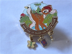 Disney Trading Pins  53479 DLR - Camp Pin-e-ha-ha - Take Time to Enjoy the Little Things - Bambi (Spinner/Dangles)