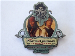 Disney Trading Pin 53788 DLR - Pirates of the Caribbean - At World's End - Opening Day 2007