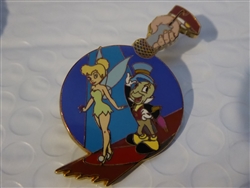 Disney Trading Pin 53790 DisneyShopping.com - Hooray for Hollywood - Tinker Bell & Jiminy Cricket Only