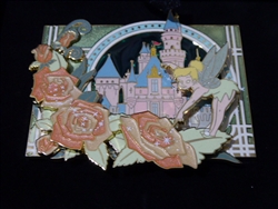 Disney Trading Pins  54409 DLR - Featured Artist 2007 - Monty Maldovan - ''Disneyland® Rose'' - Tinker Bell (Jumbo)