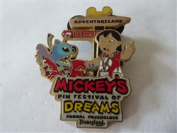 Disney Trading Pin Mickey's Pin Festival of Dreams - Passholder Exclusive Pin (Lilo & Stitch)