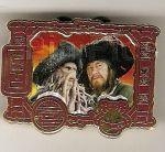 Disney Trading Pins Pirates of the Caribbean - At World's End - Captain Barbossa and Davy Jones