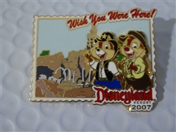 Disney Trading Pins 54799 DLR - Wish You Were Here 2007 - Frontierland (Chip 'n' Dale)