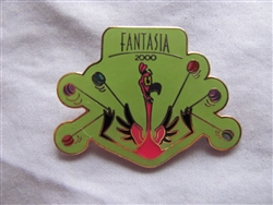 Disney Trading Pin 5489: WDW - Fantasia 2000 Flamingo (Lime Green)