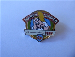 Disney Trading Pin 55209     DLR - Camp Pin-e-ha-ha - Merit Badge - Happy Camper (Happy the Dwarf)