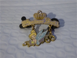 Disney Trading Pin 55216 Tinker Bell with a Jeweled Crown ( Dangle )