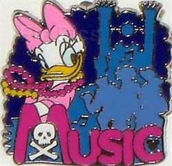 Disney Trading Pins 2007 Hotel Hidden Mickey Dreams Collection - Daisy Duck Music