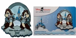 Disney Trading Pin Disney's Rewards® Visa® Cardmember Pin - 2007 Chip and Dale