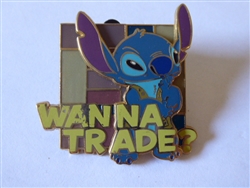Disney Trading Pin 56020 WDW - Wanna Trade? (Stitch) 3D/Stained Glass