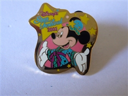 Disney Trading Pin 5615 TDL Star Festival 2001 Mickey Mouse