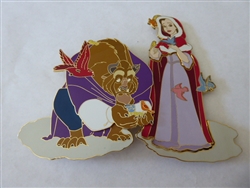 Disney Trading Pins  57076 DisneyShopping.com - Belle and Beast Feeding Birds (Super Jumbo)