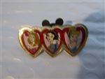 Disney Trading Pin 57425 DS - Three Princesses in Hearts