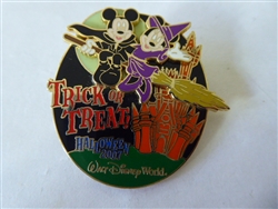 Disney Trading Pin   57529 WDW - Halloween 2007 Trick or Treat Bag - Mickey & Minnie (Magic Kingdom) - Artist Proof