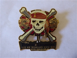 Disney Trading Pin  57701 DLR - Pirates of the Caribbean - At World's End - DVD Release - Logo