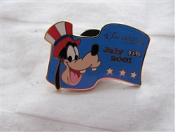 Disney Trading Pin 5778 DLR - Cast Exclusive - 4th of July 2001 (Goofy)