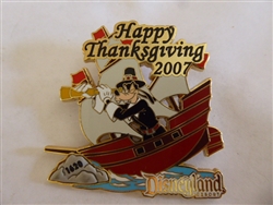 Disney Trading Pin 57957 DLR - Happy Thanksgiving 2007 - Goofy