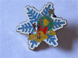 Disney Trading Pins 58055 Snowflakes - 4 Pin Boxed Set (Pluto Only)